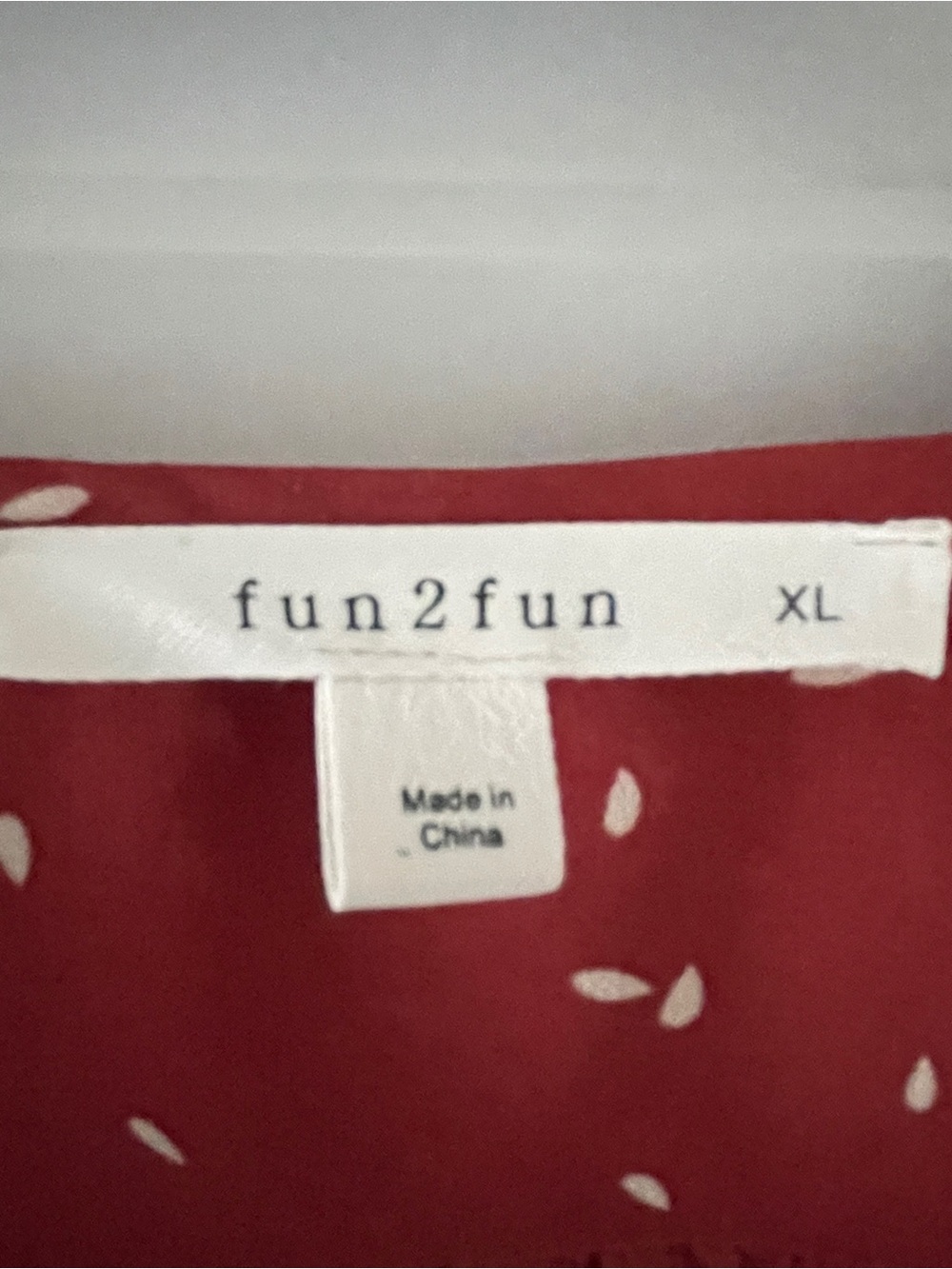Monday Fun Women’s Tie-Sleeve Blouse, Burnt Orange, XL - Picture 5 of 5